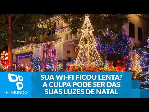 Sua Wi-Fi ficou lenta? A culpa pode ser das suas luzes de Natal