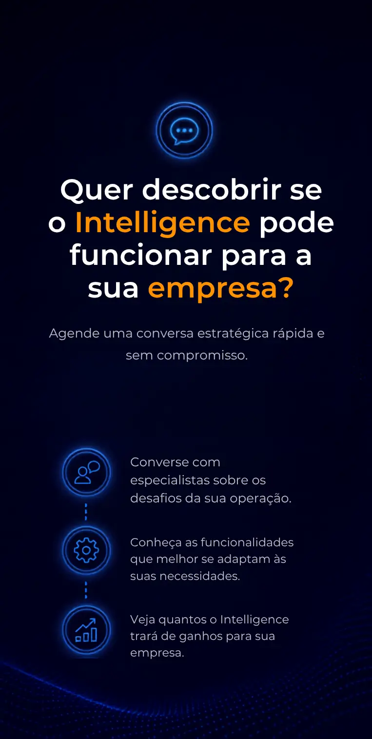 Quer descobrir se o Intelligence pode funcionar para a sua empresa?